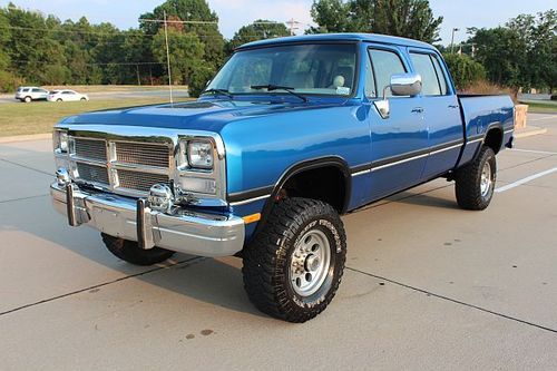 1985 dodge w350 crew cab short bed 4x4 1993 5.9 cummins drivetrain show truck