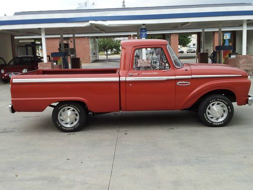 1965 ford f100 custom cab 390 motor 4 spd, truck,