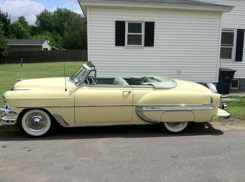 1954 chevy bel air convertible -all original