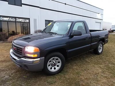 2006 gmc sierra regular cab w/t v6 manual trans a/c one owner!!