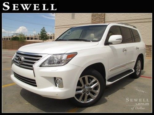 2013 lx570 2dvd nav levinson backup cam heated &amp; ac seats leather warranty