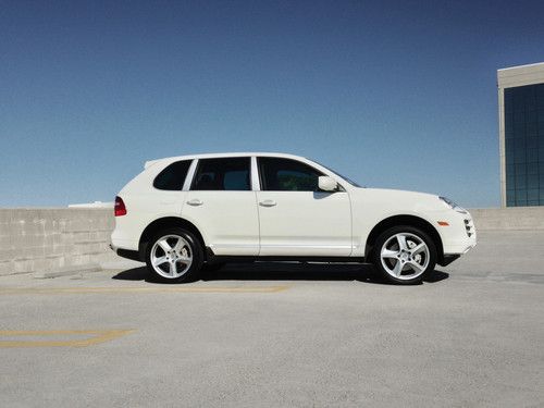 2009 porsche cayenne s (white) + porsche cpo warranty &amp; clean title fully loaded