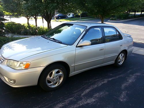 2002 toyota corolla s sport model in very good shape. low miles - 106,000