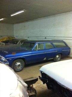 1966 chevelle wagon project car rat rod hot rod, image 3