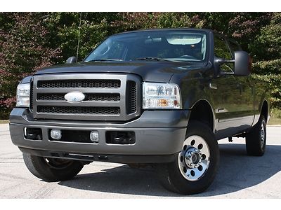 4x4 4wd 4 wheel drive f250 turbodiesel super duty 3/4ton charcoal crewcab pickup