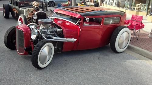 Model a tudor sedan chopped and channeled on a custom chassis