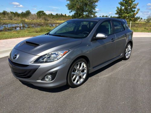 2012 mazdaspeed3 liquid silver metallic tech package + oem accessories warranty