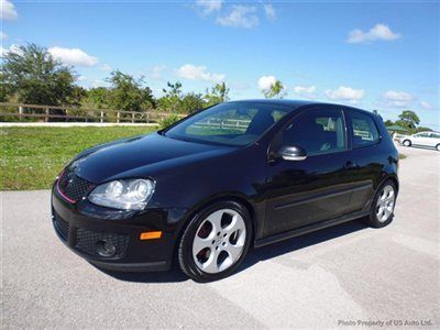 08 vw golf gti 6spd sunroof warranty free shipping one owner florida car 30 mpg!