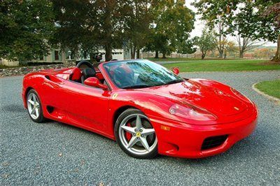 2003 ferrari 360 modena spider/flawless!