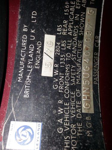 1976 MGB Roadser Restored In Florida!, US $8,500.00, image 12