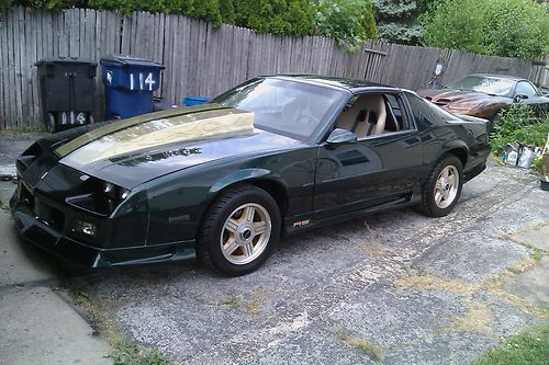 1992 camaro rs 5-speed manual rare polo green w/ heritage pkg custom 92 v8