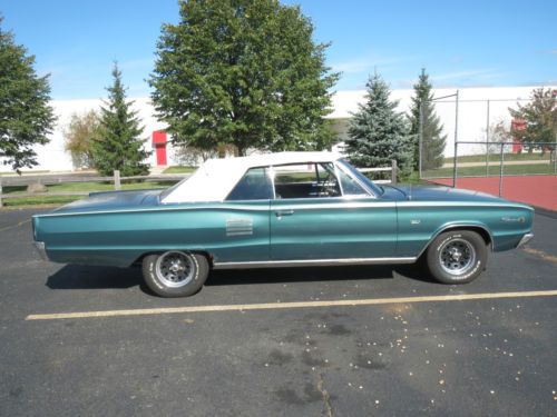 1966 dodge coronet 500 convertible 383 rare color