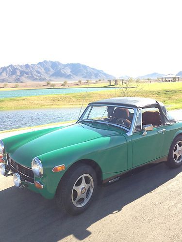 Mg midget 1974 classic car show winner restored convertible