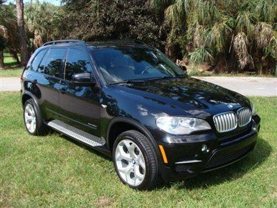 2012 bmw x5 35d,awd,bmw warranty &amp; free maint,1-owner,navi,third row,heated seat