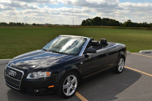 ***cabriolet convertible 2.0l turbo cvt low miles leather black well maintained