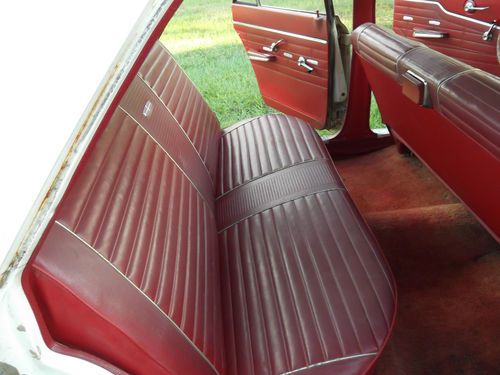 1964 Ford Fairlane 500 4.7L 4 dr White exterior Red interior, US $3,850.00, image 6