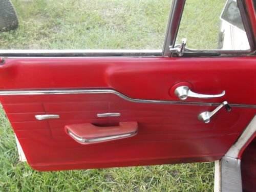 1964 Ford Fairlane 500 4.7L 4 dr White exterior Red interior, US $3,850.00, image 13