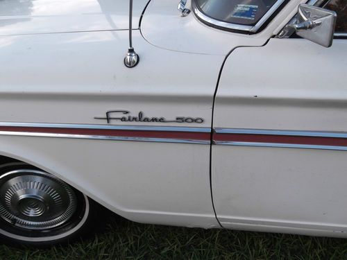 1964 Ford Fairlane 500 4.7L 4 dr White exterior Red interior, US $3,850.00, image 17