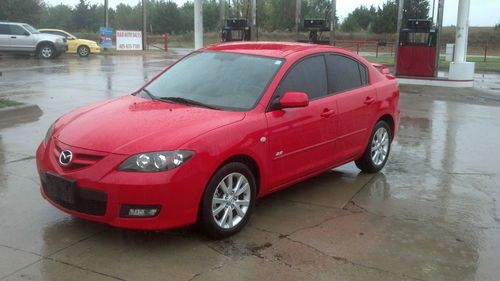 Mazda3s sedan, super, super low miles, hail damaged, save $