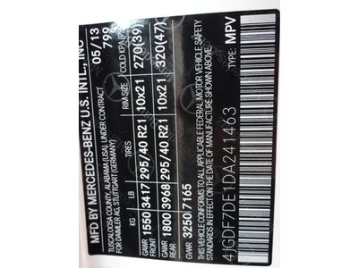 2013 MERCEDES BENZ GL550 AMG 4MATIC -ONLY 4,000 MILES! -MINT-LOADED MSRP $93,680, US $86,000.00, image 77