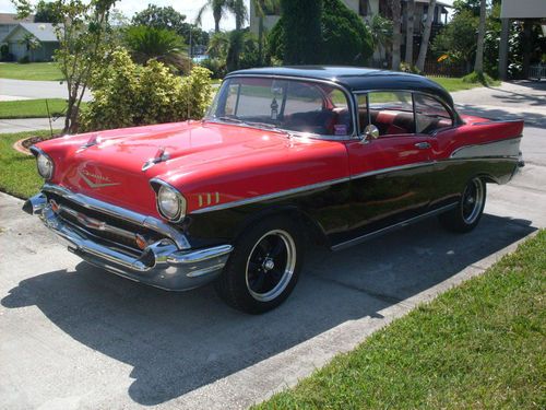 1957 chevrolet belair 2 door hardtop frame off restoration chevy