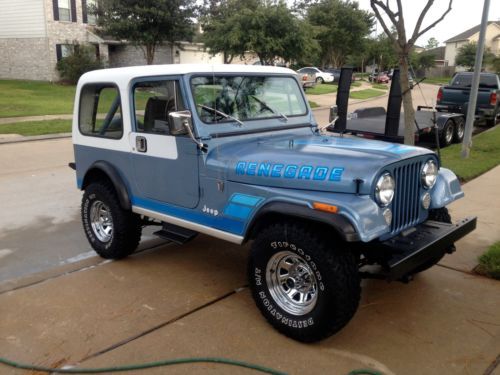 1984 jeep cj7 renegade sport utility 2-door 4.2l