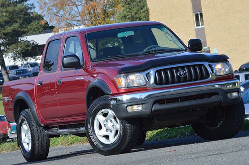 2002 toyota tacoma double cab 4x4 trd off-road clean carfax t-belt done!