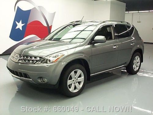 2007 nissan murano sl awd htd leather sunroof nav 68k texas direct auto