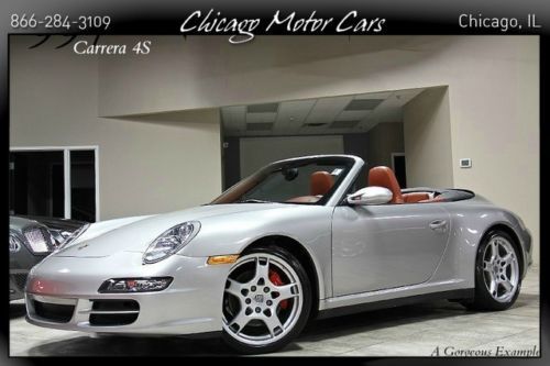 2007 porsche 911 carrera 4s cabriolet $108k + msrp! terracotta leather! loaded!