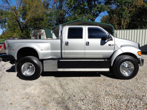 2005 ford f650 f750 pickup loaded! cat diesel allison automatic only 69k miles!