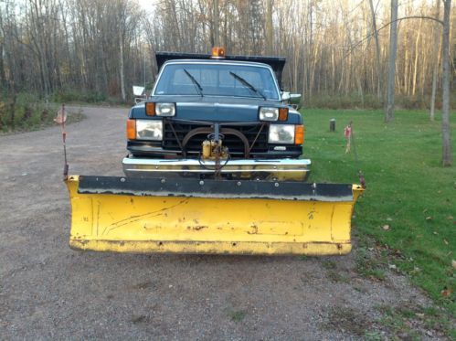 1988 Ford F-350 4x4  W/ Plow and Dump Bed, US $4,500.00, image 2