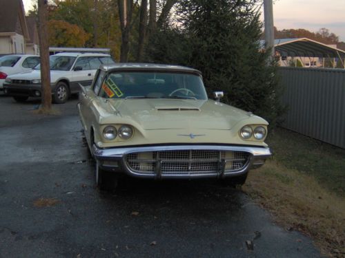 1960 ford thunderbird v8, auto trans. 92k mi. runs great.