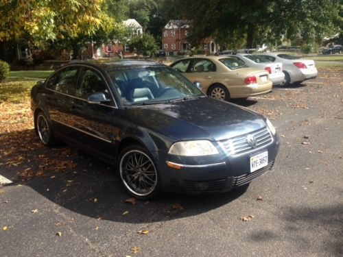 2005 vw passat gls,all wheel drive,1.8t,106k.ml,navigation,leather, low reserve