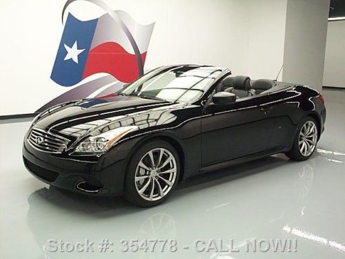 2010 infiniti g37 sport convertible htd leather nav 27k texas direct auto