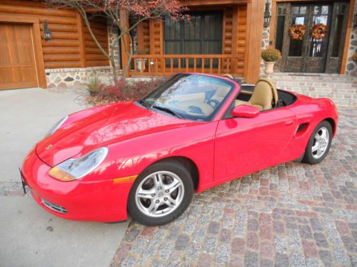 2000 porsche boxster roadster convertible 2-door 2.7l   one owner!