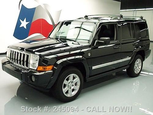 2008 jeep commander ltd hemi 4x4 7-pass sunroof nav 67k texas direct auto