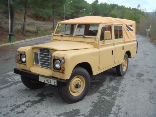 Land rover series 3 iii military style convertible, lhd with fairey overdrive