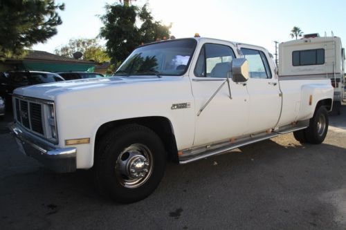 1987 gmc sierra classic dually 3500 8 cylinder no reserve