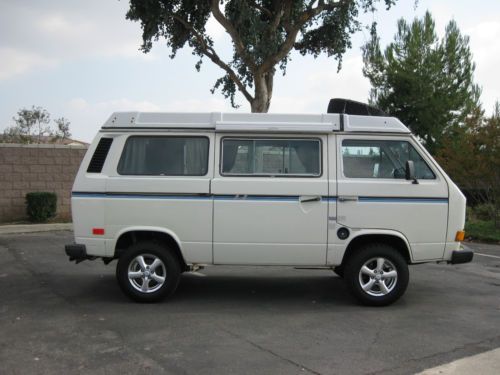 1983 volkswagen vanagon westfalia camper with go westy engine.  no reserve!