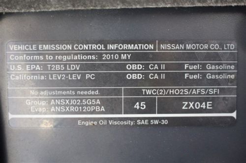 2010 Altima 2.5L NAV Leather Automatic Sunroof Traction Control FWD, US $16,804.00, image 47