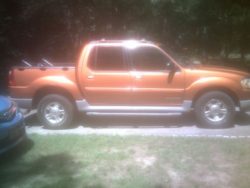 2001 ford explorer sport trac  rare mandarin copper color