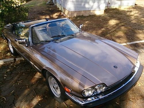 1990 jaguar xjs convertible v12 - 83k original miles - *no rust* *no reserve*