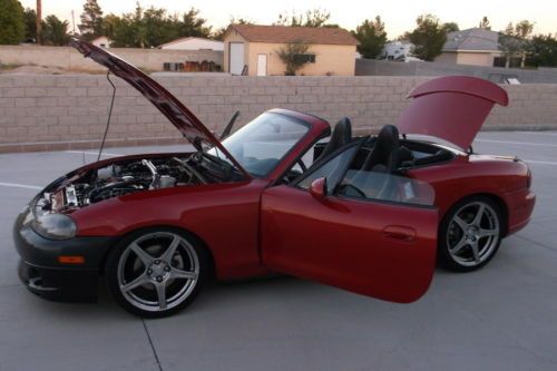 Turbochargd gt convertible sports car roadster turbo coilovers aluminum radiator