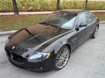 2009 maserati quattroporte gt-s black/black 23k miles