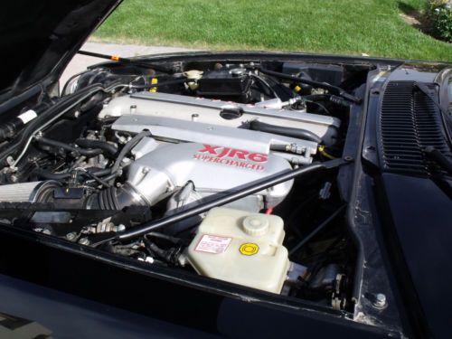 Supercharged  jaguar  xjs convertible with oem parts in black