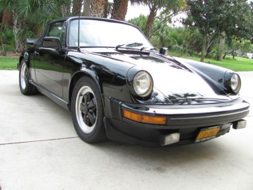 1983 Porsche 911 SC Convertible 2-Door 3.0L, image 3