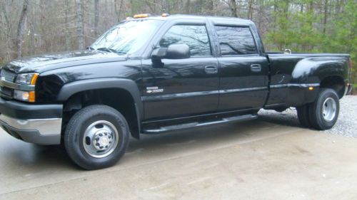 Chevrolet 3500 dually, duramax diesel, allison transmission, 4x4, aux fuel tank