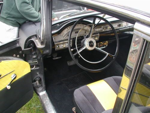 1958 Ford Fairlane 500  Police Interceptor,2dr Hot Rod Black Moon Disc Cruiser,, image 10