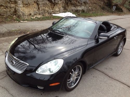 2002 lexus sc 430 black on black drives great free shipping to your door
