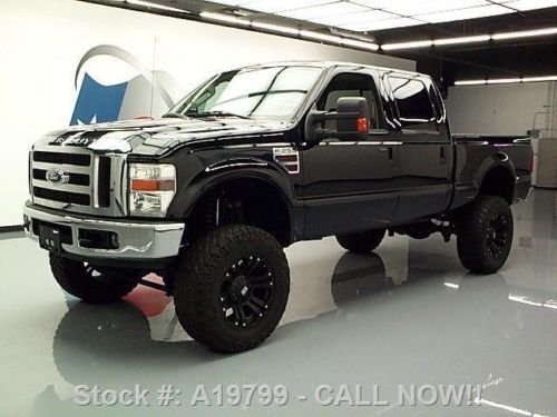 2008 ford f-250 lariat crew 4x4 lift diesel sunroof nav texas direct auto